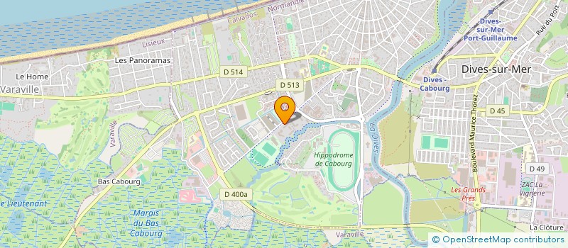 localisation de l'entreprise 450 004 726   CABOURG