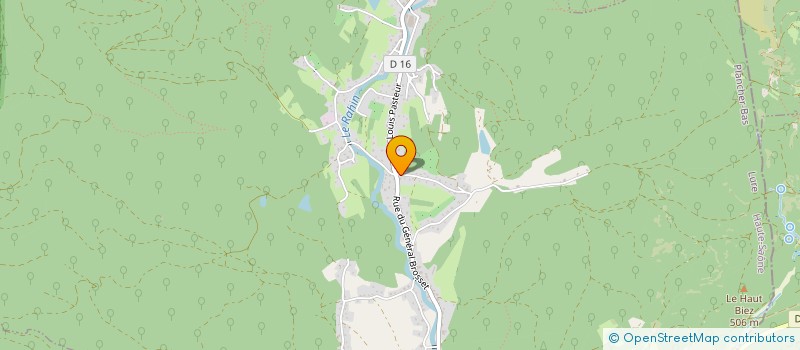 localisation de l'entreprise 450 030 119   PLANCHER-BAS