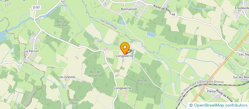 localisation de l'entreprise 450 100 292   BEAUFORT-ORBAGNA