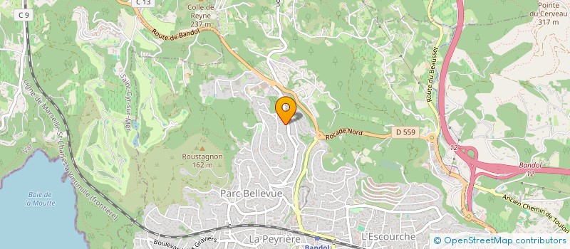 localisation de l'entreprise 450 105 382 à BANDOL
