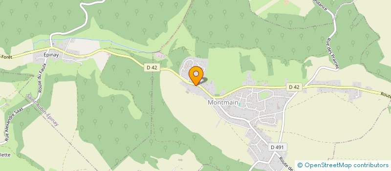 localisation de l'entreprise 450 113 469 à MONTMAIN