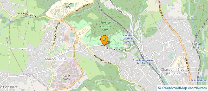 localisation de l'entreprise 450 132 014   MARCY-L'ETOILE