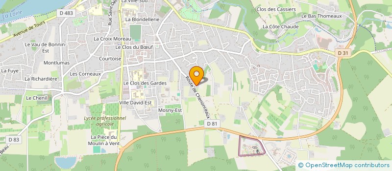 localisation de l'entreprise 450 184 254   BLERE