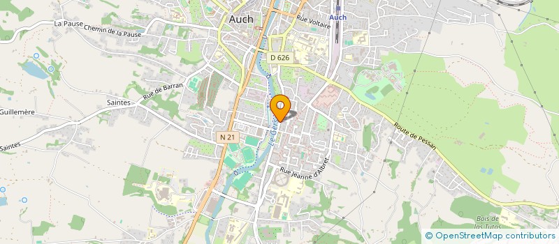 localisation de l'entreprise 450 230 610 à AUCH