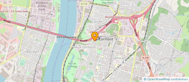 localisation de l'entreprise 450 240 767 à LORMONT