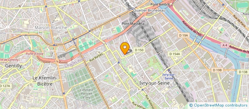 localisation de l'entreprise 450 254 123   IVRY-SUR-SEINE