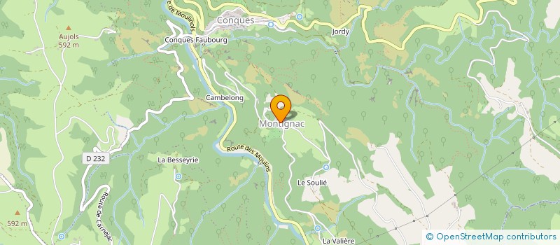 localisation de l'entreprise 450 281 548 à CONQUES-EN-ROUERGUE
