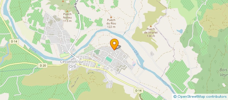 localisation de l'entreprise 450 286 166   CESSENON-SUR-ORB