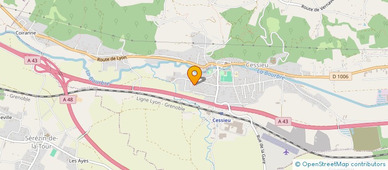 localisation de l'entreprise 450 320 023   CESSIEU