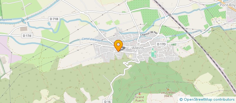 localisation de l'entreprise 450 378 583   ALLEINS