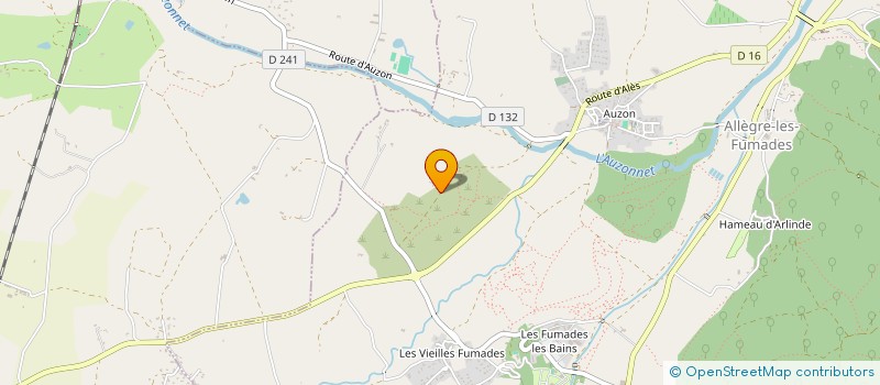 localisation de l'entreprise 450 484 258   ALLEGRE-LES-FUMADES