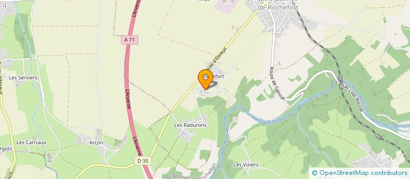 localisation de l'entreprise 450 505 490   FOURILLES