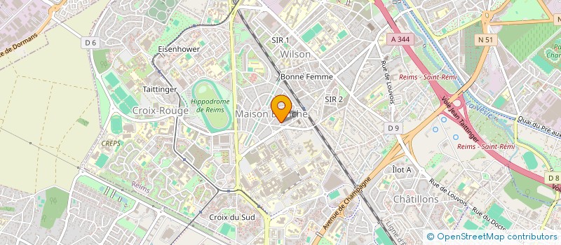 localisation de l'entreprise 450 521 505   REIMS