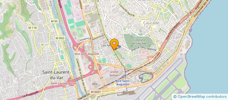 localisation de l'entreprise 450 533 997 à NICE