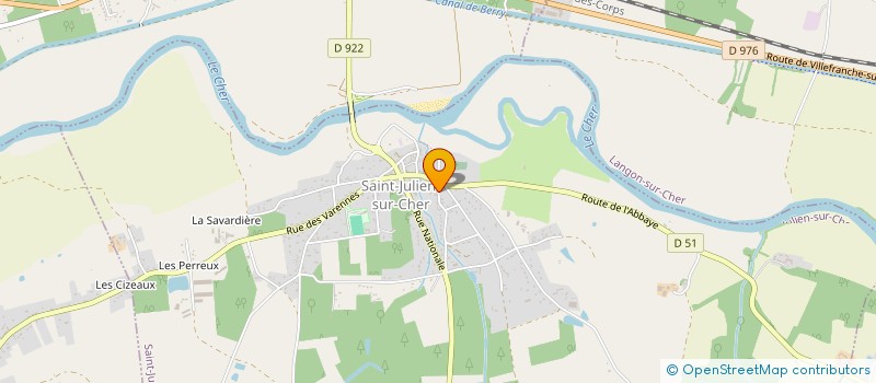 localisation de l'entreprise 450 556 980   SAINT-JULIEN-SUR-CHER