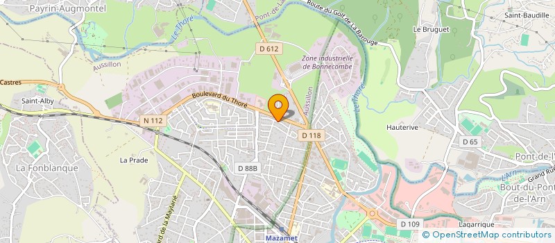 localisation de l'entreprise 450 559 596   AUSSILLON