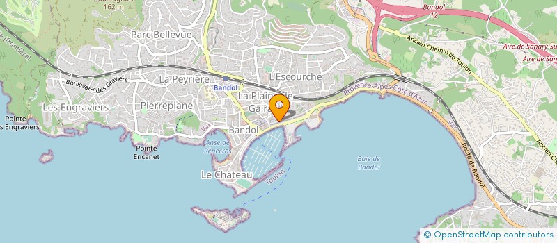 localisation de l'entreprise 450 585 427 à BANDOL