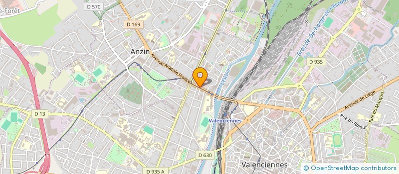 localisation de l'entreprise 450 613 187   VALENCIENNES