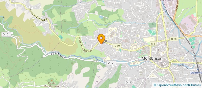 localisation de l'entreprise 450 729 009   MONTBRISON