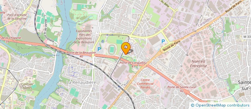 localisation de l'entreprise 450 734 983   NANTES