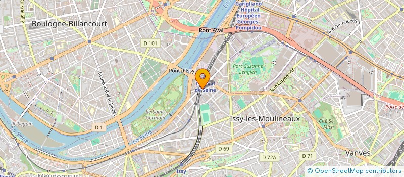 localisation de l'entreprise 450 745 427   ISSY-LES-MOULINEAUX