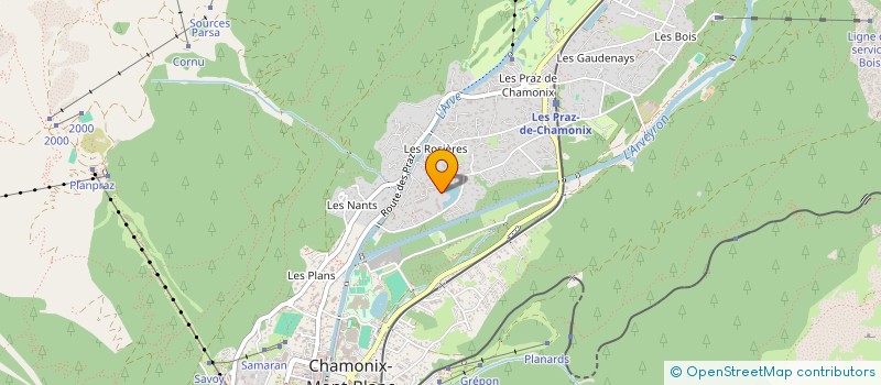 localisation de l'entreprise 450 760 392 à CHAMONIX-MONT-BLANC