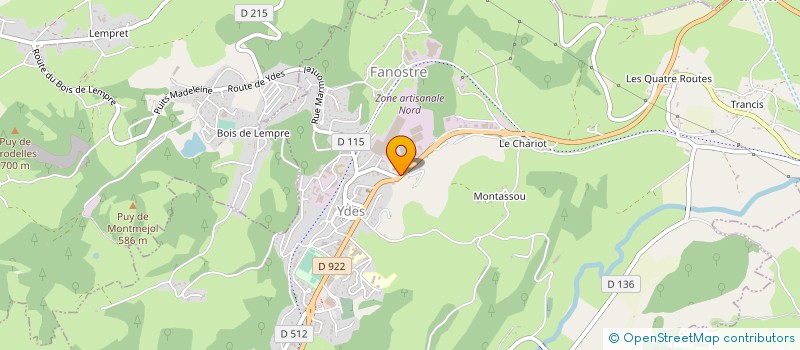 localisation de l'entreprise 450 792 494 à LA MONSELIE