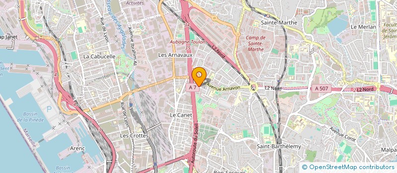 localisation de l'entreprise 450 825 351 à MARSEILLE