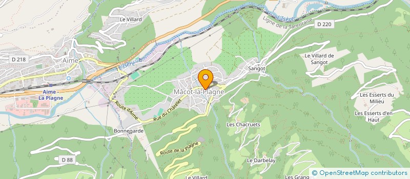 localisation de l'entreprise 450 927 348   LA PLAGNE TARENTAISE