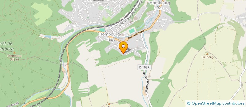 localisation de l'entreprise 450 935 168   HOMBOURG-HAUT