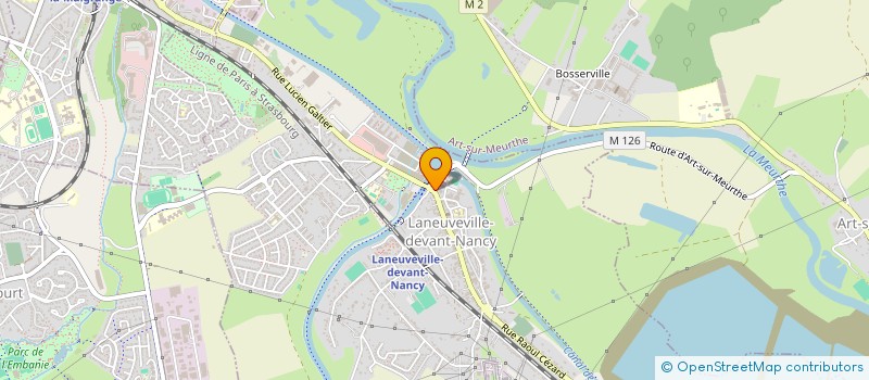 localisation de l'entreprise 450 967 823   LANEUVEVILLE-DEVANT-NANCY