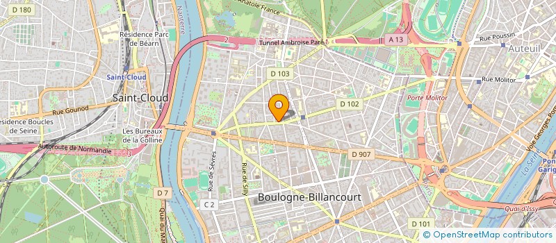 localisation de l'entreprise 450 978 580   BOULOGNE-BILLANCOURT