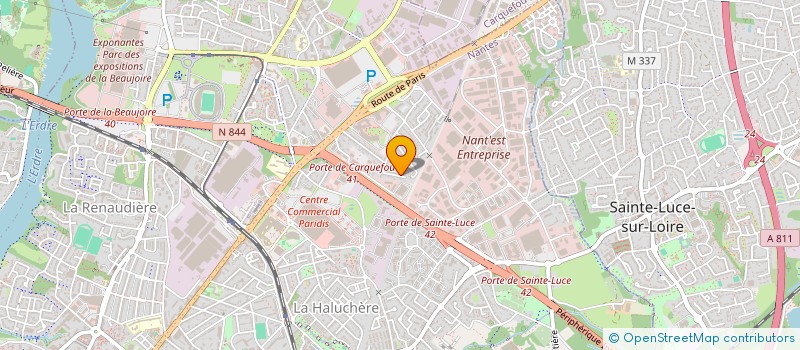 localisation de l'entreprise 450 979 786 à NANTES