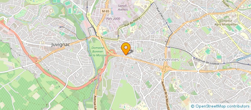 localisation de l'entreprise 451 087 951 à MONTPELLIER
