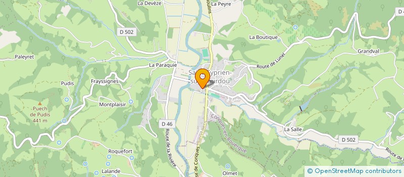 localisation de l'entreprise 451 090 203 à CONQUES-EN-ROUERGUE