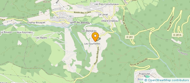 localisation de l'entreprise 451 091 276   LES ADRETS