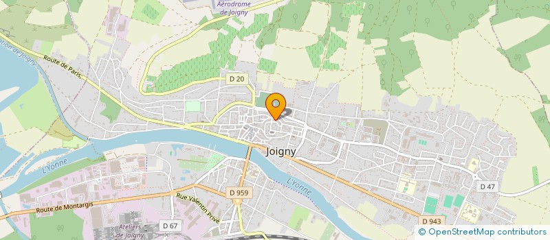 localisation de l'entreprise 451 118 301 à JOIGNY