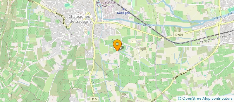 localisation de l'entreprise 451 162 424   CHATEAUNEUF-DE-GADAGNE