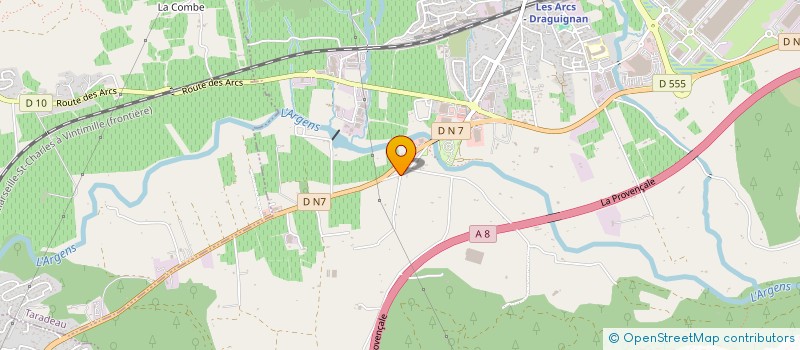 localisation de l'entreprise 451 264 659   LES ARCS