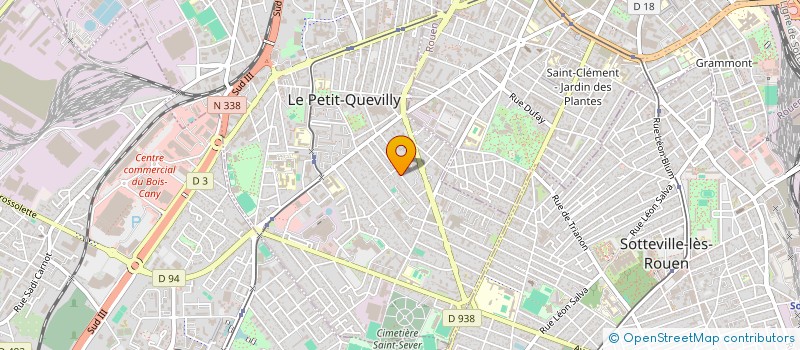 localisation de l'entreprise 451 271 688   LE PETIT-QUEVILLY