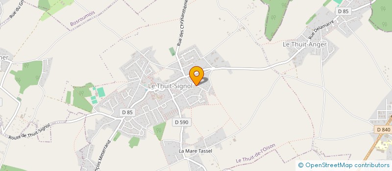 localisation de l'entreprise 451 299 309 à LE THUIT DE L'OISON