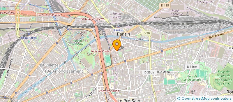 localisation de l'entreprise 451 311 369   PANTIN