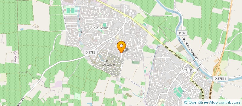 localisation de l'entreprise 451 322 523   SAUVIAN