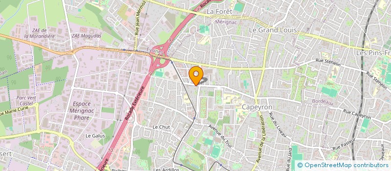 localisation de l'entreprise 451 326 508   MERIGNAC