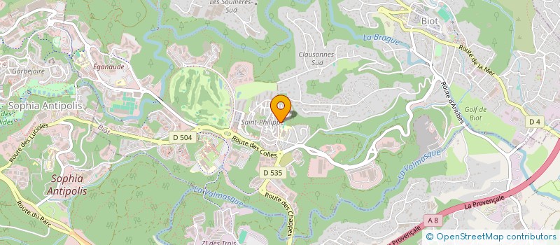 localisation de l'entreprise 451 334 106   BIOT