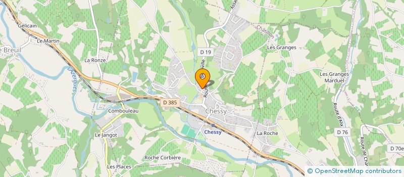 localisation de l'entreprise 451 411 003   CHESSY