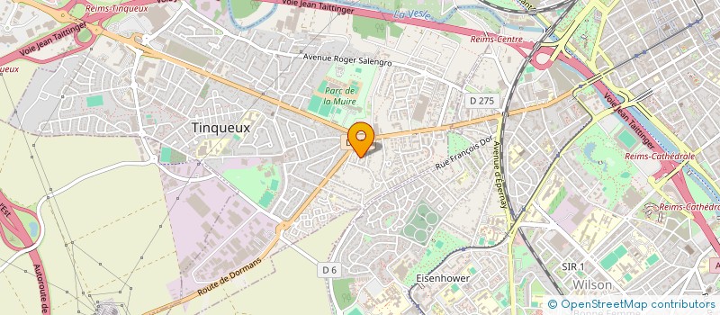 localisation de l'entreprise 451 481 261 à TINQUEUX