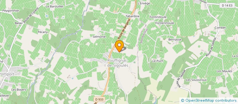 localisation de l'entreprise 451 498 083   RIBAGNAC