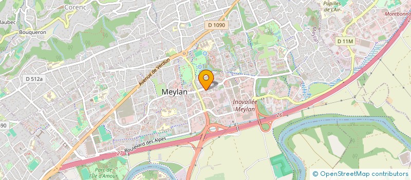 localisation de l'entreprise 451 674 618 à MEYLAN