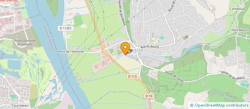 localisation de l'entreprise 451 776 629   LATRESNE